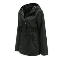 Symoidna ženska kapuljača i jakne - puna kišna jakna na otvorenom jakne vodootporni kapuljač kapuljača,