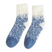 Čarape za ženska jesen i zimska srednja cijev zadebljala tople čarape za pokretanje čarapa