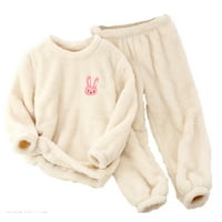 Kpoplk Baby Boy Girl Outfits Toddler Kids Boys Girls Winter Dugi rukav Crtani print pidžami vrhovi hlače