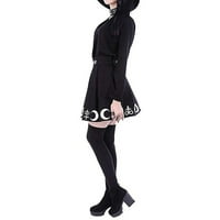 Haljine za žene Žene Gothic Punk Witchcraft Moon Magic Chall Simboli Nasleđena mini suknja