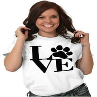 Slatka pasa mačja ljubimca vlasnik vlasnik šape Ženska grafička majica Tees Brisco brendovi 3x