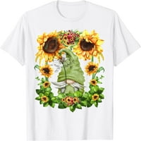 Cvjetni uzorak za žene za žene za žene slatka proljetna gnome majica