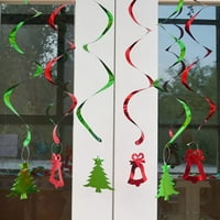 Božićni viseći kovitlacije, drveće zvono za rezanje motorne pahuljice, božićni stropni ukrasi, zimska