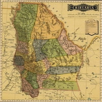 Chihuahua Meksiko Vintage Maps