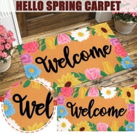BEPPTER vrata donji dekoracija Carpet Outdoor Mat Spring Dobrodošli -Slip unutarnji domorski dekor