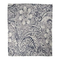 Bacanje pokrivača toplo ugodno print flanel boemian paisley cvjetni uzorak orijentalni cvijet Udoban