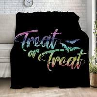 Halloween pokrivač-Halloween ukrasi, pokrivač za Noć vještica za sobu za spavaću sobu Dorm Party Decor,