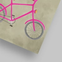 Americanflat Yorkshire terijer na biciklu od Coco de Paris Art Art Print