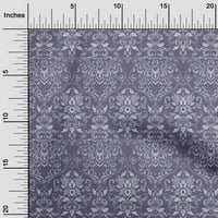 Onuone pamuk fle sivkasto ljubičaste tkanine tkanina od damaska ​​za šivanje tiskane zanata tkanine