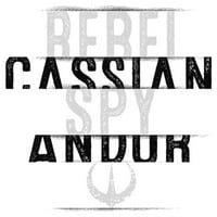 Ženske ratove zvijezda: Andor Cassian The Rebel špijunski grafički tee bijeli veliki