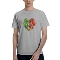 Voće i povrće i povrće Muška majica kratkih rukava siva 4x-velika