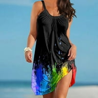 Ljetna poslovna odjeća za žene Ženske haljine Ljetne žene Ljetna haljina Thirt plaže sandress casual