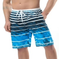 Muške ljetne kratke hlače s kratkim hlačama Povratni kratke hlače sa džepovima Swim trunke Stripe Plus