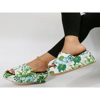 Tenmi ženske platforme sandale na petama Sandal cvjetni slajdovi Ljetni klinovi ženske cipele, etničke