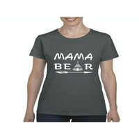 MMF - Ženska majica kratki rukav, do žena Veličina 3XL - mama medvjed