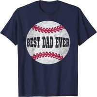 Najbolji tata ikad bejzbol ljubavnički dan Očev želju majica stabla želja
