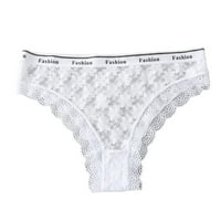 donje rublje za žene ženske esencijane rastezanje bikini panty čipke obloge comfy donje rublje bijele