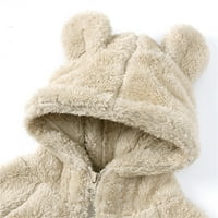 Kali_store toddler zimska jakna Boy Winter Decen s kapuljačom topli kaput Ležeran na otvorenom slatka