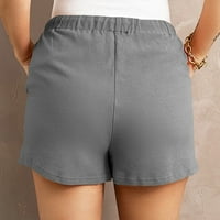 Yuwull Hotchores za žene Ženske žene plus veličina Ljetne kratke hlače Comfy crtač Ležerne prilike elastične