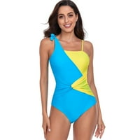 Optivno odijelo za žene set gore-dolje s ljetnim kupaćem kostimi su sudar u boji djevojke kupaći kostim
