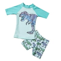 Pejock baby dječaci odjeća odijela Košulje kratke hlače Dječja moda Slatka dinosaur Print Plivanje prtljažnika