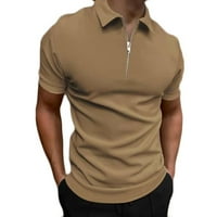 Muške majice za čišćenje slušalice Ležerne prilike pulover sa čvrstim isključivanjem Patchwork patentni