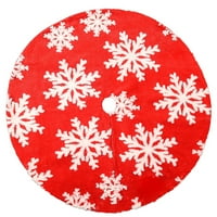 AirPow Božićni ukrasi na otvorenom suknja od pletenja suknja od pletenja plovička pletena pahuljica