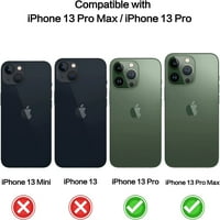 Southwit iPhone Pro Max iPhone i iphone Pro Zaštitni objektiv kamere, puni zaštitni kaljeno staklo zadržite