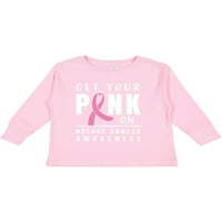 Inktastična svijest karcinoma dojke dobijte svoju ružičastu na poklon dječaku malih majica s dugim rukavima