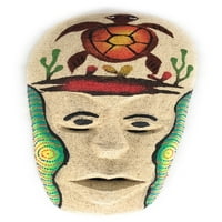 Sand Tiki Maska 12 W Turtle - Dekorativna primitivna umjetnost