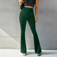 Cuoff ženske ležerne modne čvrste boje casual pantalone Slim Fit pantalone