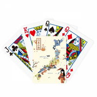 Tradicionalna japanska lokalna kulturna karta Poker igrati čarobnu karticu zabavne igre