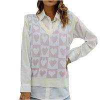 GUZOM džemper prsluk za žene u prodaji - džemperi za žene Trendi tenkovi na vrhu novih dolazaka ružičaste