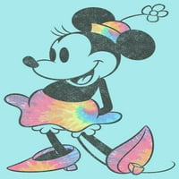 Junior's Mickey & Friends Rainbow Tie-Dye Minnie Mouse Racerback Rezervoari Tern Cancun Veliki