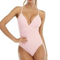 Karcher Women jedno kupaće kostim bez obzira na ugodno kupalište za ljetno plivanje Čvrsta boja