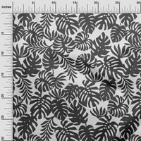 Onuone Georgette viskoza crna tkanina Tropska tkanina za šivanje tiskane ploče od tiskane od dvorišta široko