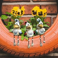 BOLLULLYMY Chicken Searhouse Decors Desktop DIY ručno rađene pejzaže skulpture Dvorište domaćinstva
