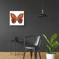Epic Art 'Kamasi Butterfly' by Dean Russo, akril staklene zidne umjetnosti, 24 x24