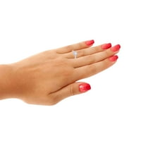 Mauli dragulji za angažovanje prstenova za žene 0. Carat halo jedinstveni dizajnerski angažman dijamantski