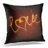 Crveno srce Love Fire Flame Sažetak ARDENT prekrasan jastučni jastuk
