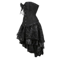 Yievit punk mrežasta suknja Cosplay ženske gotičke korzete Corset Bustier donje rublje Top zavojnice
