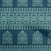 Onoone pamučna kambrična teal plava tkanina azijska blok tkanina za šivanje tiskane plovidbene tkanine pored dvorišta široko