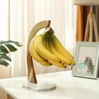 Jalz Jalz banana vješalica mramorna baza, moderna stabla držača banana sa kukom za kuću za dom ili bar