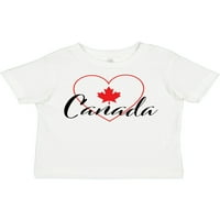 Inktastična kanada-heart i javorov list poklon mališani dječak ili majica mališana
