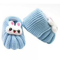 Zimske tople cipele za bebe meke čizme novorođenčad Crochet pletene Fleece Toddler Djevojka Crib Cipele