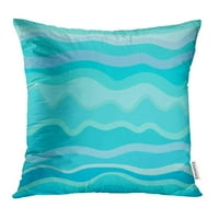 Uzorak sa linijama i talasima Višebojnu apstraktne dinamične hladne boje Doodle jastučnice za jastuk