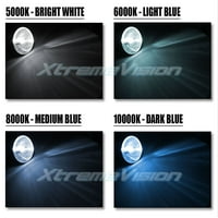 XTremevision HID XENON zamjenske žarulje - 4300K ​​5000K 6000K 8000K 10000K