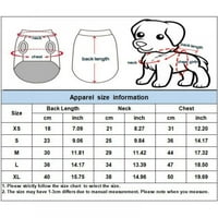 Pas majica Blank, PET obični pas T majica prsluk za odjeću pamučne košulje meke i prozračne za srednje