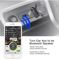 Mini Bluetooth prijemnik za Blu R LTE bežični za priključni Car Car Kit Audio Jack W LED dugme Indikator za zvučni signal zvučnika