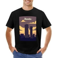 Manila vintage majica MENS CLASSIC CREWNECK kratki rukav Tees Unise crna 2xl